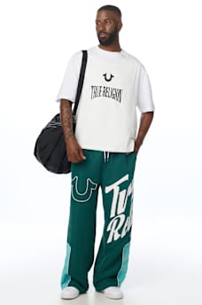 HORSESHOE LOGO BAGGY NYLON PANT