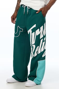 HORSESHOE LOGO BAGGY NYLON PANT