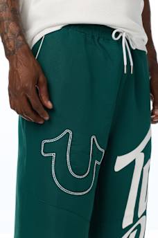 HORSESHOE LOGO BAGGY NYLON PANT