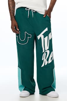 HORSESHOE LOGO BAGGY NYLON PANT