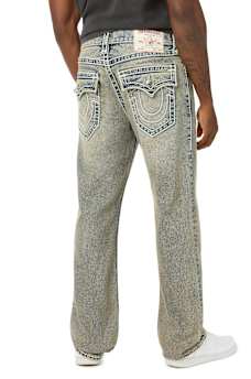 RICKY ROPE STITCH FLAP STRAIGHT JEAN 34"