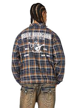 FLANNEL POPOVER LONG SLEEVE SHIRT