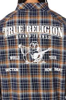 FLANNEL POPOVER LONG SLEEVE SHIRT