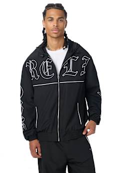 EXPLODED LOGO NYLON JACKET