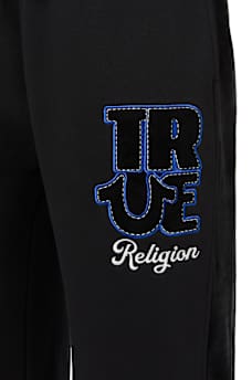 VELOUR LOGO BAGGY SWEATPANT