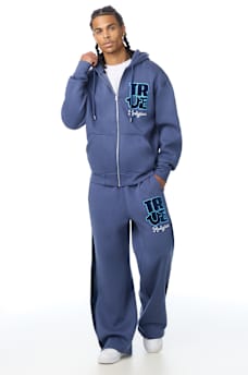 VELOUR LOGO BAGGY SWEATPANT