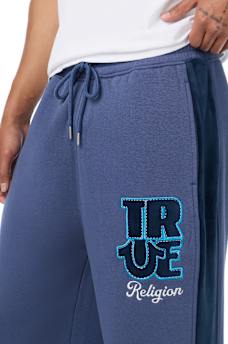VELOUR LOGO BAGGY SWEATPANT