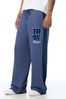 VELOUR LOGO BAGGY SWEATPANT