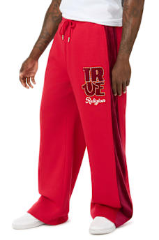 VELOUR LOGO BAGGY SWEATPANT
