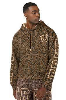 SNAKESKIN BOXY HOODIE