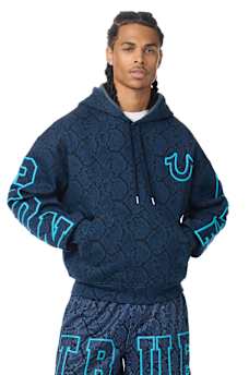 SNAKESKIN BOXY HOODIE