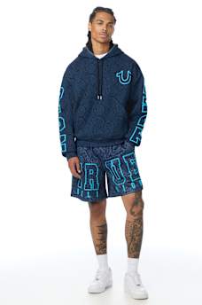 SNAKESKIN BOXY HOODIE