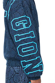 SNAKESKIN BOXY HOODIE
