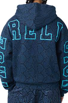 SNAKESKIN BOXY HOODIE