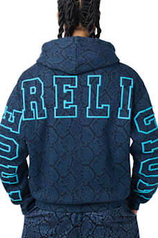 SNAKESKIN BOXY HOODIE