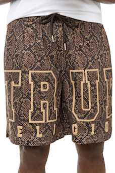 SNAKESKIN MESH BASKETBALL SHORT