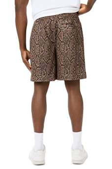 SNAKESKIN MESH BASKETBALL SHORT