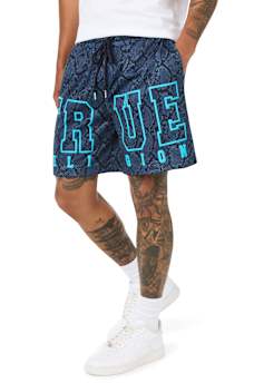 SNAKESKIN MESH BASKETBALL SHORT