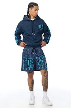 SNAKESKIN MESH BASKETBALL SHORT