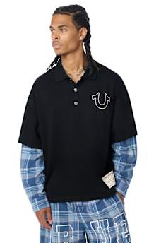 LAYERED POLO SHIRT