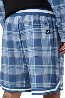FLANNEL BASKETBALL SHORT