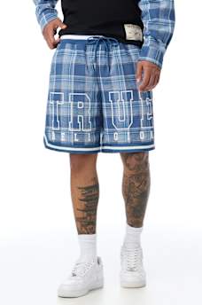 FLANNEL BASKETBALL SHORT