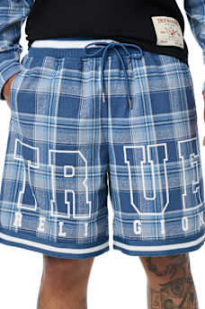 FLANNEL BASKETBALL SHORT
