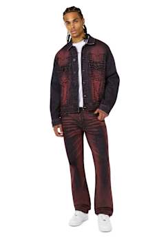 RICKY SUPER T FLAP STRAIGHT JEAN 34"