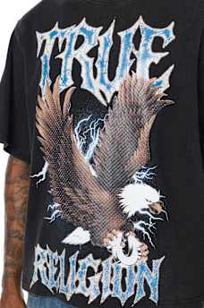 CRYSTAL EAGLE HEAVYWEIGHT BOXY TEE