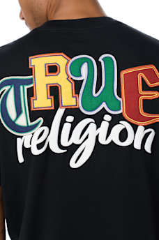 COLLEGIATE APPLIQU&Eacute; LOGO TEE