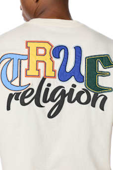 COLLEGIATE APPLIQU&Eacute; LOGO TEE