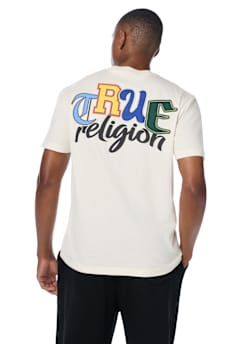 COLLEGIATE APPLIQU&Eacute; LOGO TEE