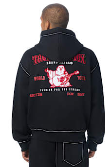 BIG T WORLD TOUR BOXY ZIP HOODIE