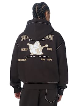 BIG T WORLD TOUR BOXY ZIP HOODIE
