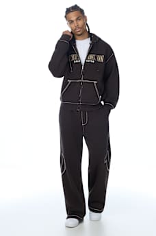 BIG T WORLD TOUR BOXY ZIP HOODIE