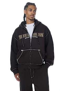 BIG T WORLD TOUR BOXY ZIP HOODIE