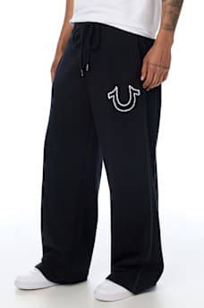RIBBED BAGGY SWEATPANT