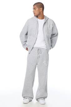 RIBBED BAGGY SWEATPANT