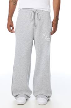 RIBBED BAGGY SWEATPANT