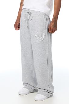 RIBBED BAGGY SWEATPANT