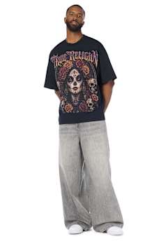 DAY OF THE DEAD GRAPHIC OVERSIZED HEAVYWEIGHT TEE