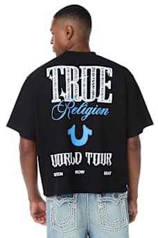 WORLD TOUR BOXY WAFFLE TEE