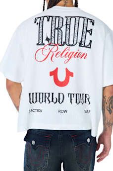 WORLD TOUR BOXY WAFFLE TEE