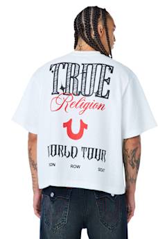 WORLD TOUR BOXY WAFFLE TEE