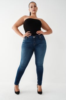 HALLE MID RISE SUPER SKINNY JEAN, image 9