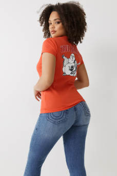 BUDDHA LOGO V TEE, image 1