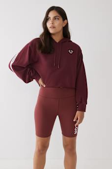 LOGO CROP HOODIE, image 2