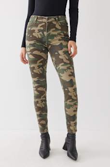 JENNIE CAMO CURVY SKINNY JEAN