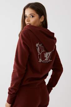 CRYSTAL BUDDHA ZIP HOODIE