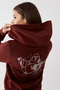 CRYSTAL BUDDHA ZIP HOODIE
